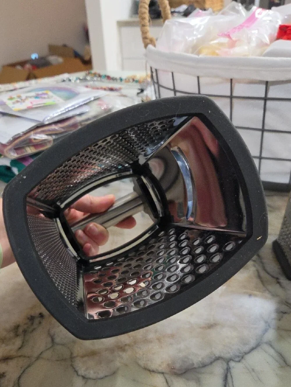 KitchenAid Stainless Steel Box Grater with Black Handle